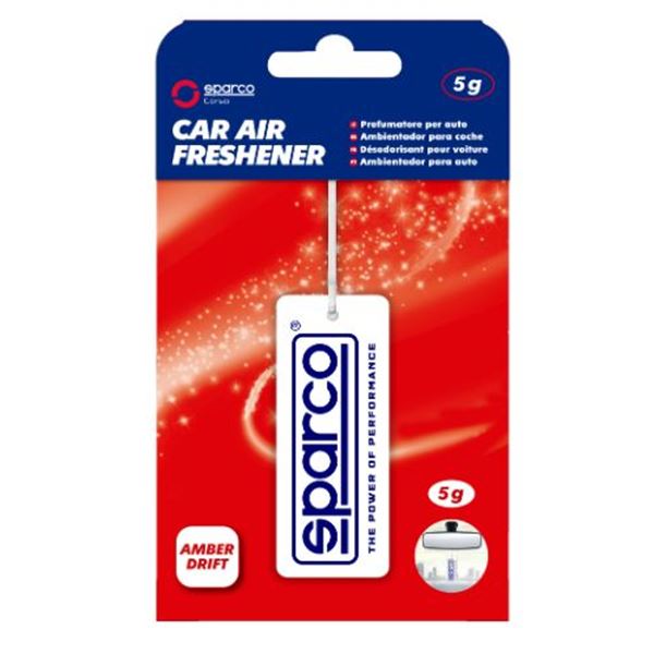Desodorizante para o carro Sparco Amber Drift com aroma a âmbar