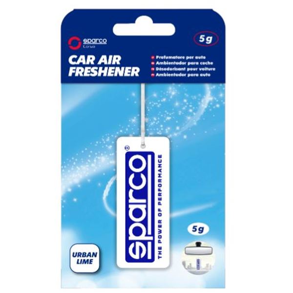 Desodorizante de ambiente Sparco Urban Lime com aroma a lima