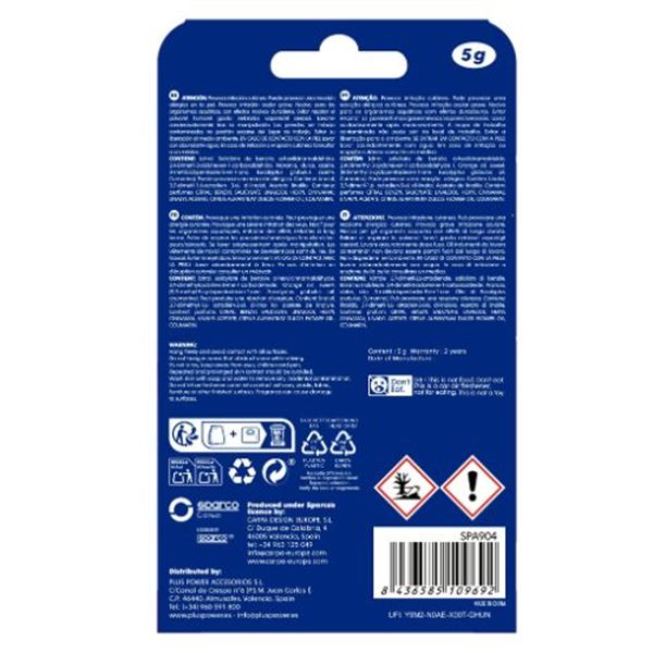 Desodorizante de ambiente Sparco Citrus Boost em placa com aroma cítrico