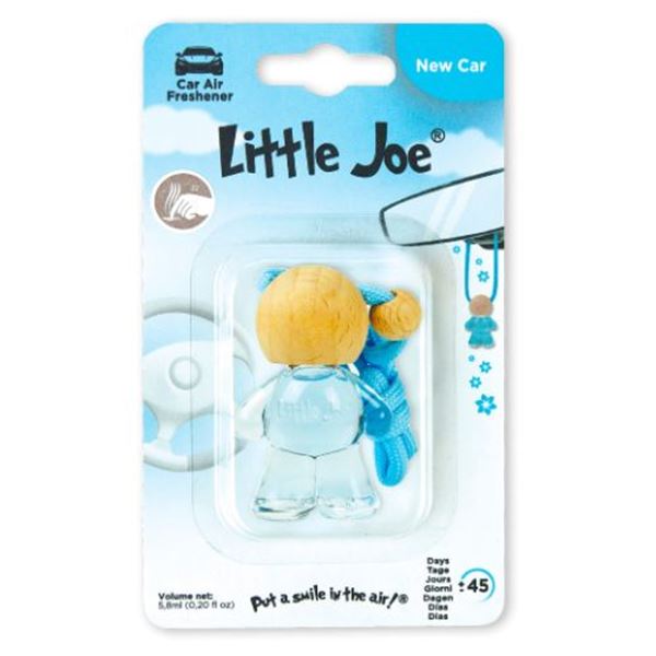 Ambientador em frasco Little Joe com aroma a carro novo