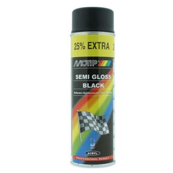 Spray preto acetinado 500 ml