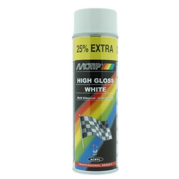 Spray branco de alto brilho 500 ml
