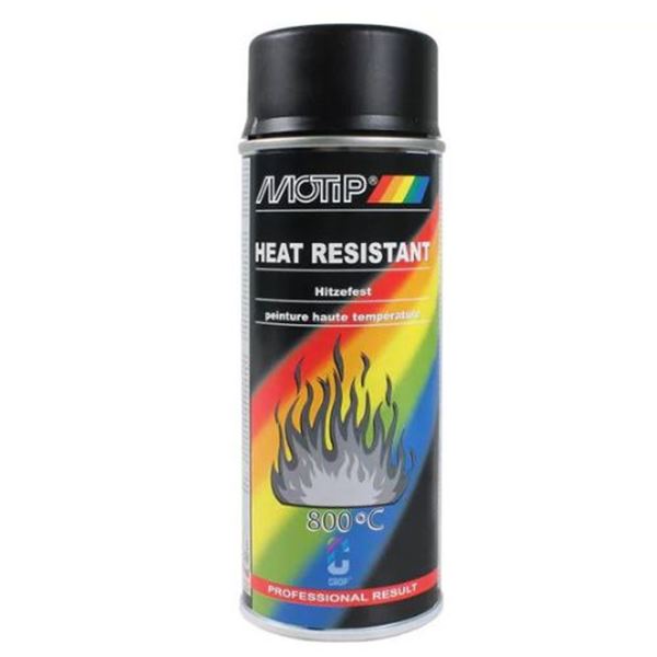Spray de alta temperatura preto 800ºc 400 ml