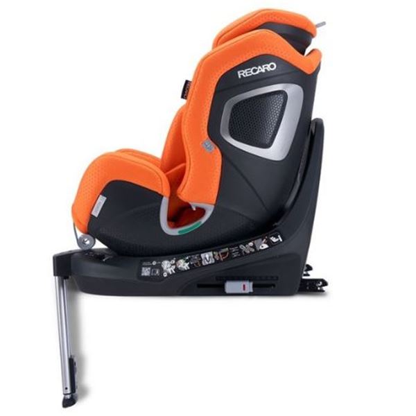 Cadeira auto Recaro XENON 1 i-Size 40-125 cm com rotação de 360°, cor de laranja