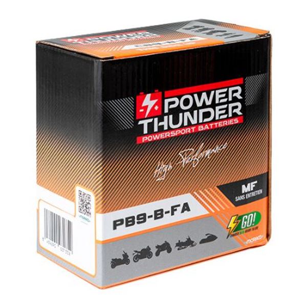 Bateria para mota Power Thunder PB9-B 12V 9Ah