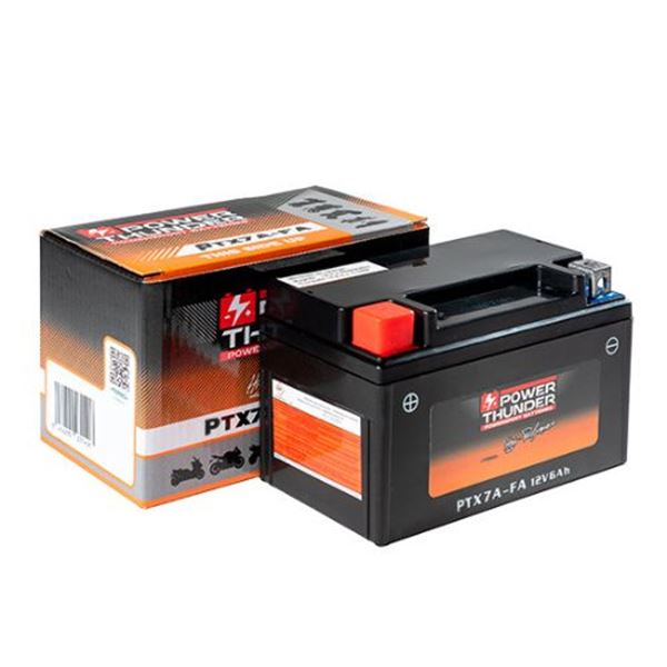 Bateria para mota Power Thunder PTX7A 12V 6Ah