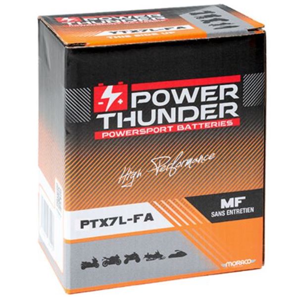 Bateria para mota Power Thunder PTX7L 12V 6Ah