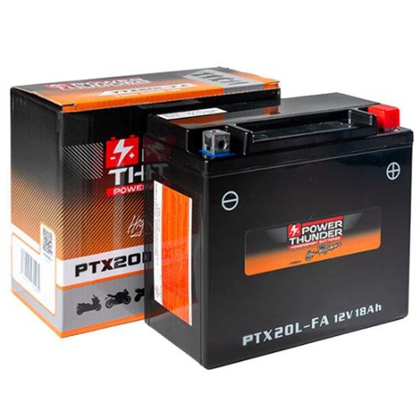 Bateria para mota Power Thunder PTX20L 12V 18Ah