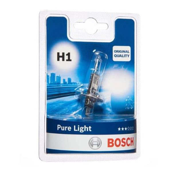 BOSCH H1 Pure Light - Lâmpada de Halogéneo 12V 55W