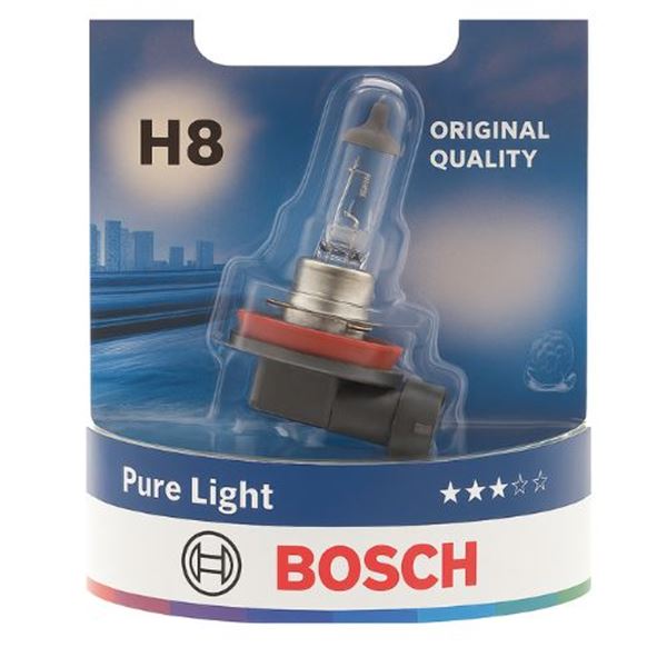 Lâmpada de halogéneo Bosch H8 12V 35W PGJ19-1 Pure Light