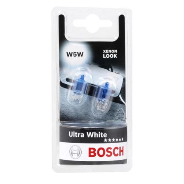 Lâmpadas de halogéneo BOSCH W5W Ultra White BL 12V 5W W2.1x9.5d