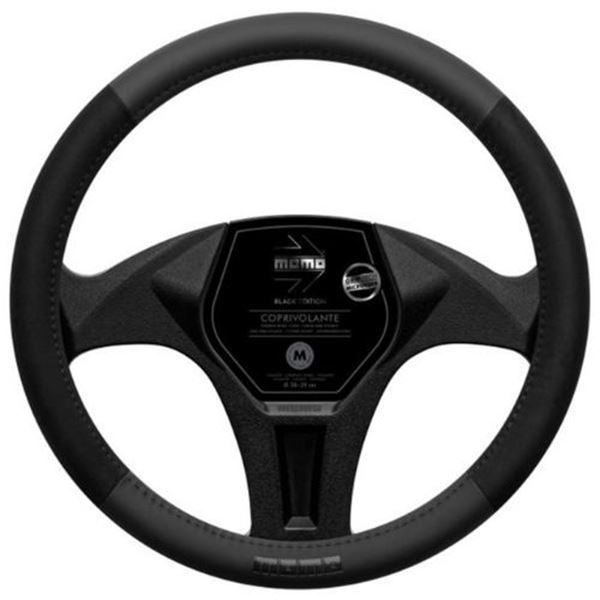 Cobertura do volante Momo Easy edition em microfibra preta