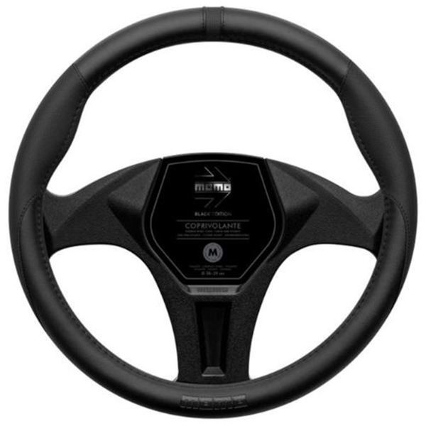 Cobertura do volante Momo Elegant edition preto