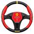 Cobertura do volante Momo Fun preto vermelho tamanho m