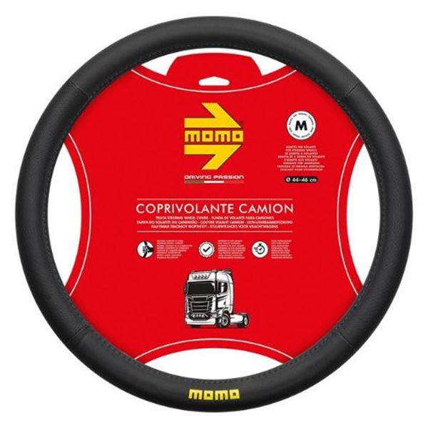 Cobertura do volante Momo Truck Easy preto
