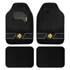 Conjunto de tapetes Momo Fun Carpet preto cinzento 4 peças