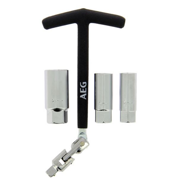 Chave de velas de ignição articulada AEG 18-21 mm