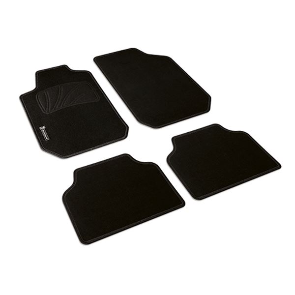4 tapetes universais Michelin veludo preto