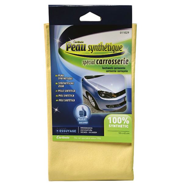 Toalhete de couro sintético Carlinea para vidros e carroçaria 50x40 cm