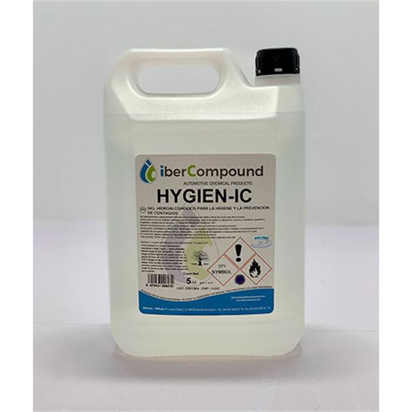 Gel higienizante hidroalcoólico Total 5 l