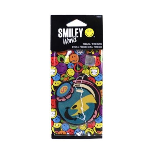 Ambientador para automóvel com cartão perfumado Fresh smiley