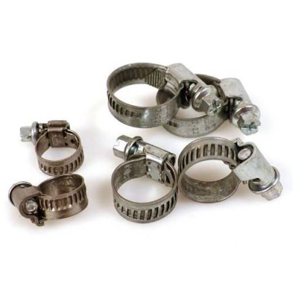 Conjunto de 6 pinças de aço de precisão 8 a 22 mm