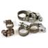 Conjunto de 6 pinças de aço de precisão 8 a 22 mm
