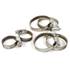 Conjunto de 6 pinças de aço de precisão de 16 a 50 mm