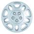 Tampão de roda Impex abs 13" modelo florida cinzento 1 peça