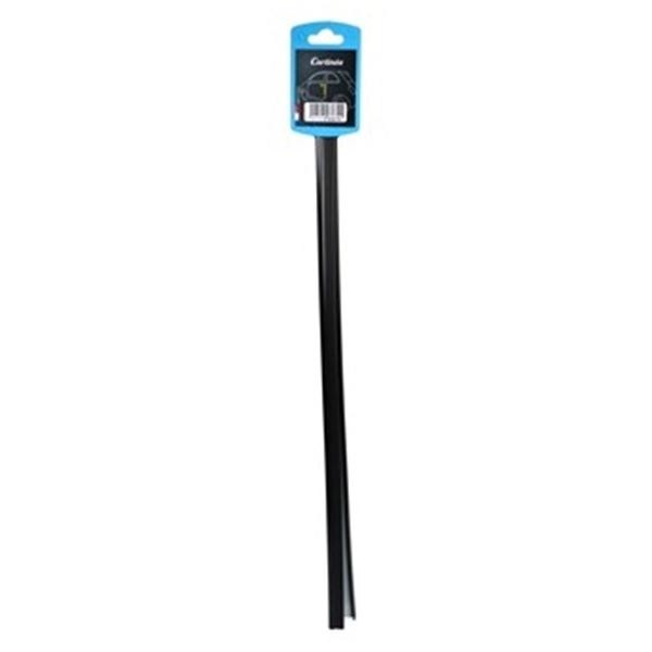 2 batentes de porta adesivos Carlinea Perfil em PVC preto