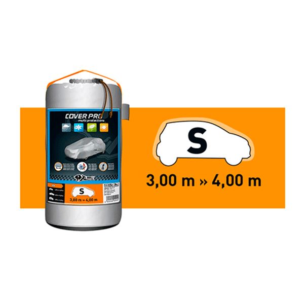Xlptools cobertura exterior para automóvel em poliéster 170t aluminizado tamanho s