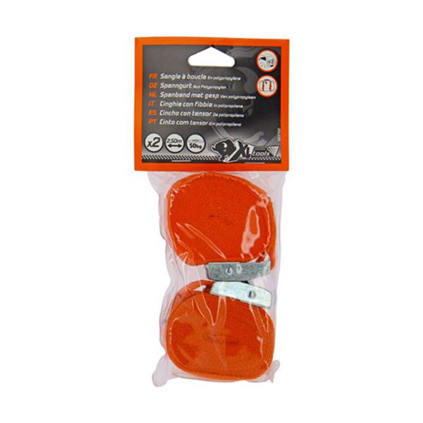 2 cintas Xlptools com tensor de polietileno 2,50m