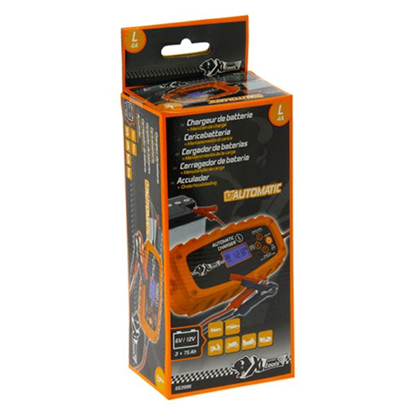 Carregador de baterias para automóvel Xlptools 3 e 75 ah 12v