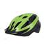 Capacete de ciclista júnior elegante preto e verde júnior