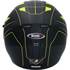 Capacete integral para motociclistas Shiro sh600 preto/amarelo mate xl