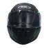 Capacete de motociclista Shiro sh600 full face preto/verde mate xxl