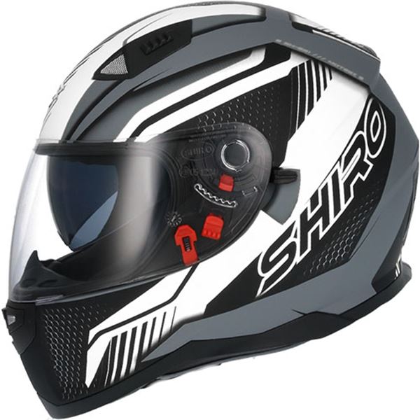 Capacete integral para motociclistas Shiro sh881 branco xxl