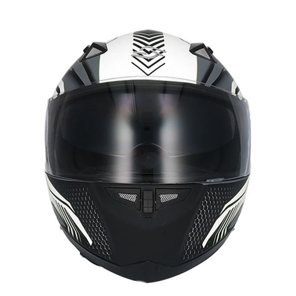 Capacete integral para motociclistas Shiro sh881 branco xxl