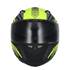 Capacete integral para motociclistas Shiro sh881 preto/amarelo xs