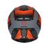 Capacete integral de motociclista Shiro sh881 preto/laranja xs