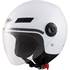 Capacete de motociclista a jato Shiro sh-62 gs branco s