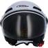 Capacete de motociclista a jato Shiro sh-62 gs branco s