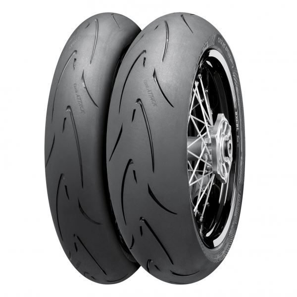 Pneu Continental para motociclos 120/70 R17 Contiattack Sm Evo 58 H